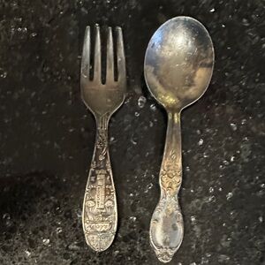 Vintage Silver Fork and Spoon Set